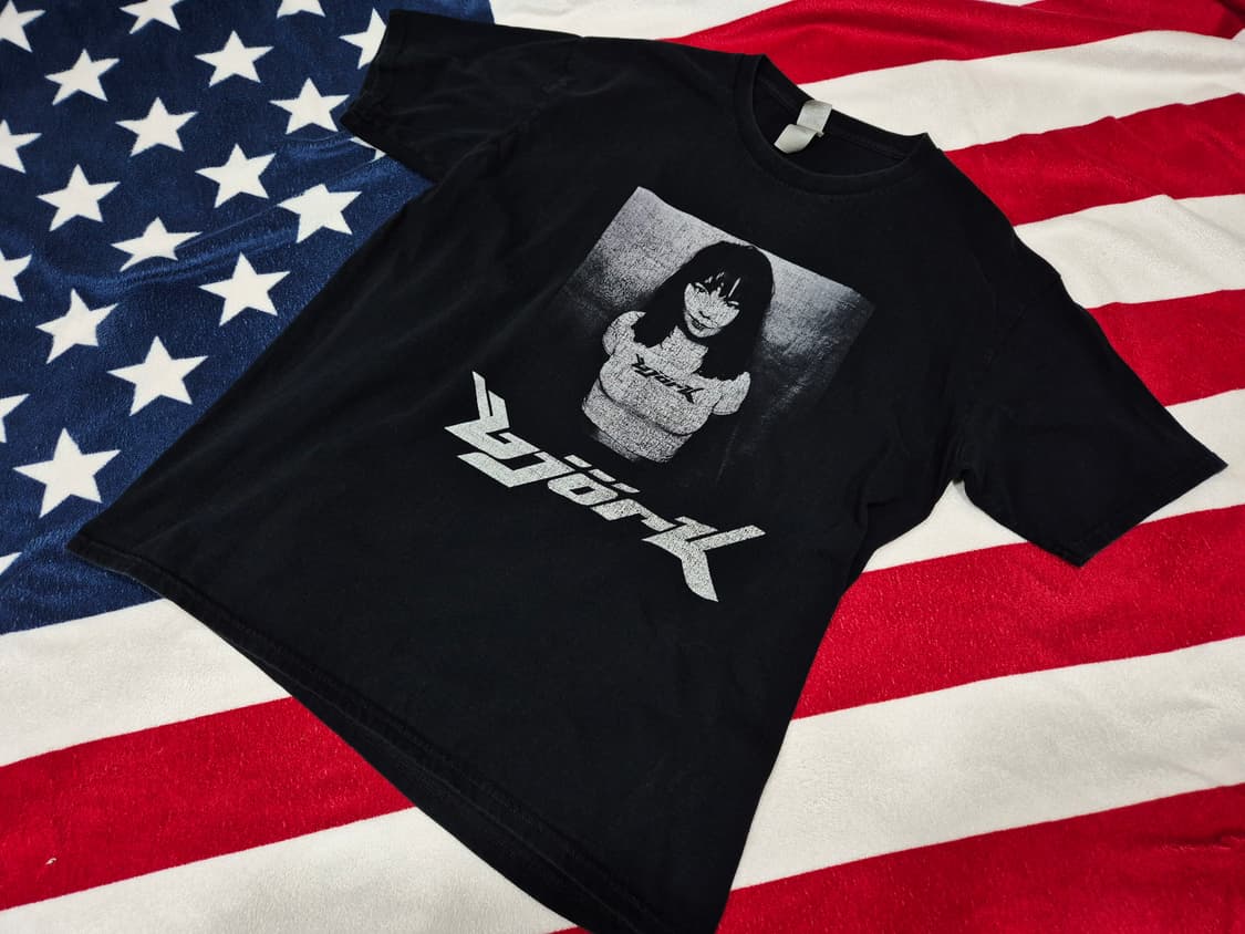 Bjork 비요크 반팔 티셔츠 블랙 상품이미지1