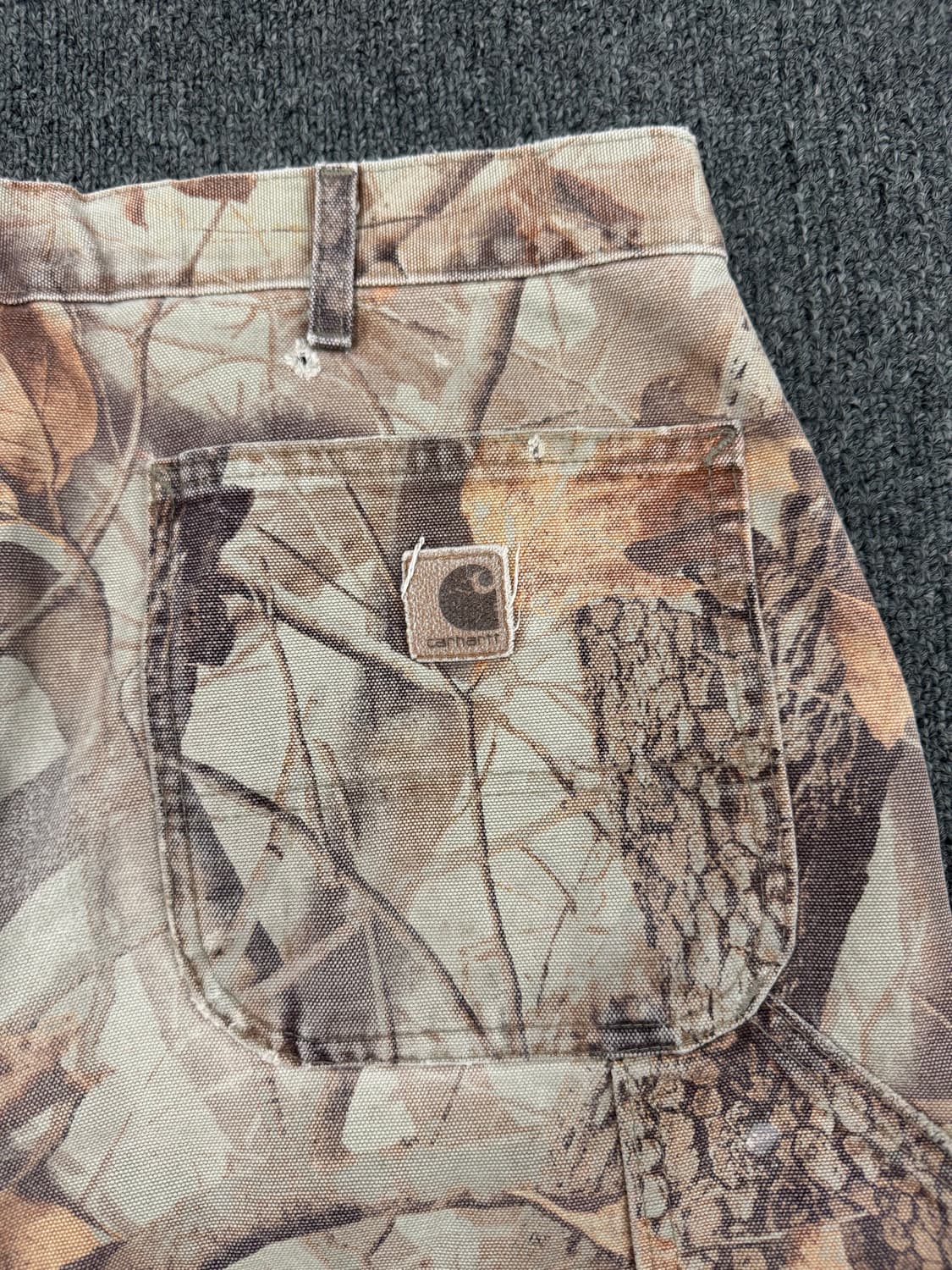 36)00’s 칼하트 빈티지 리얼트리 패턴 덩가리 워크 팬츠 상품이미지8