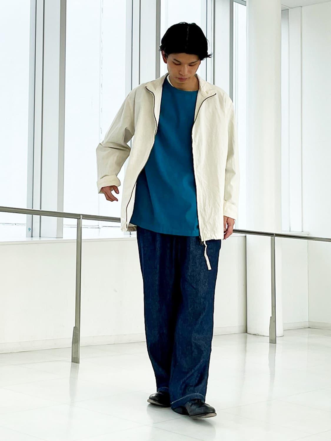 네스트로브컨팩트 린넨 웨더 zip 셔츠자켓 상품이미지2