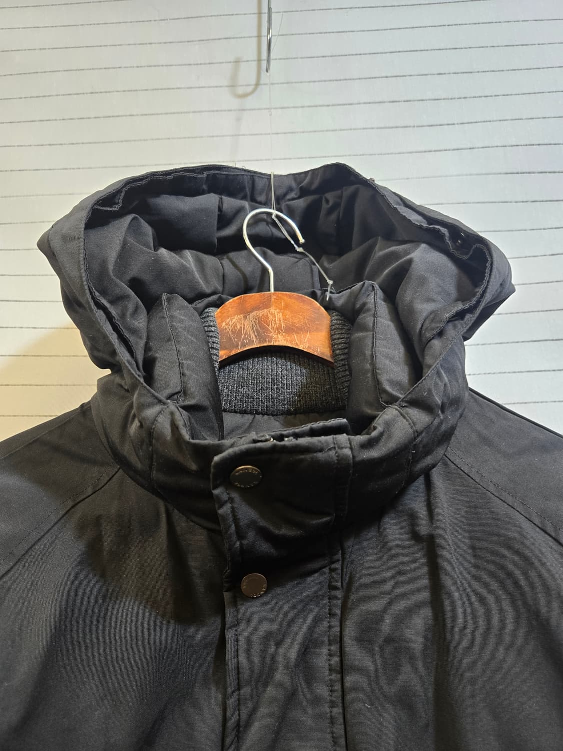 캉골 블랙 후드 패딩 점퍼 상품이미지8