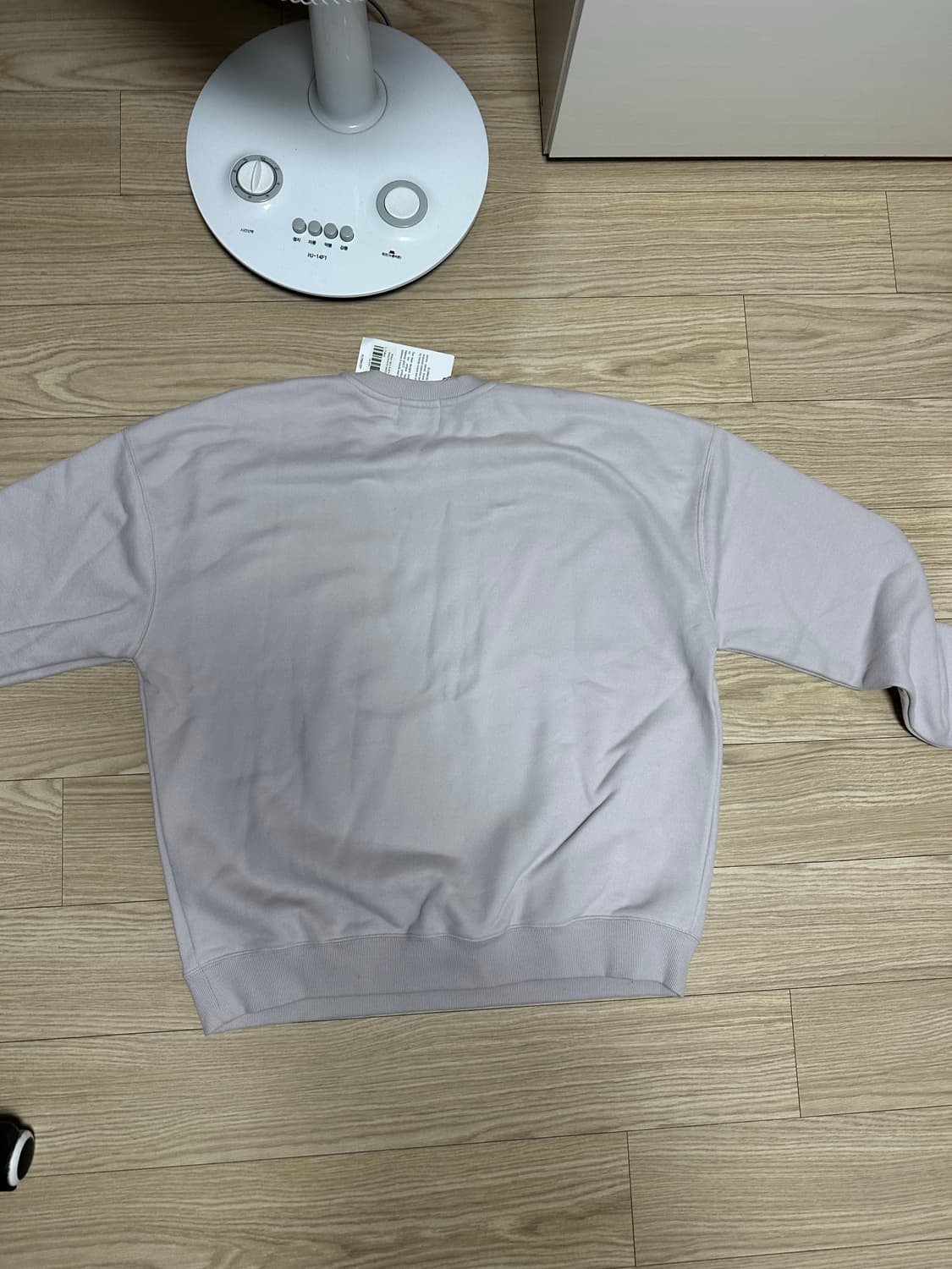 피치스킨 러스티 로고 스웨트셔츠 (웜그레이) 기모X 상품이미지2