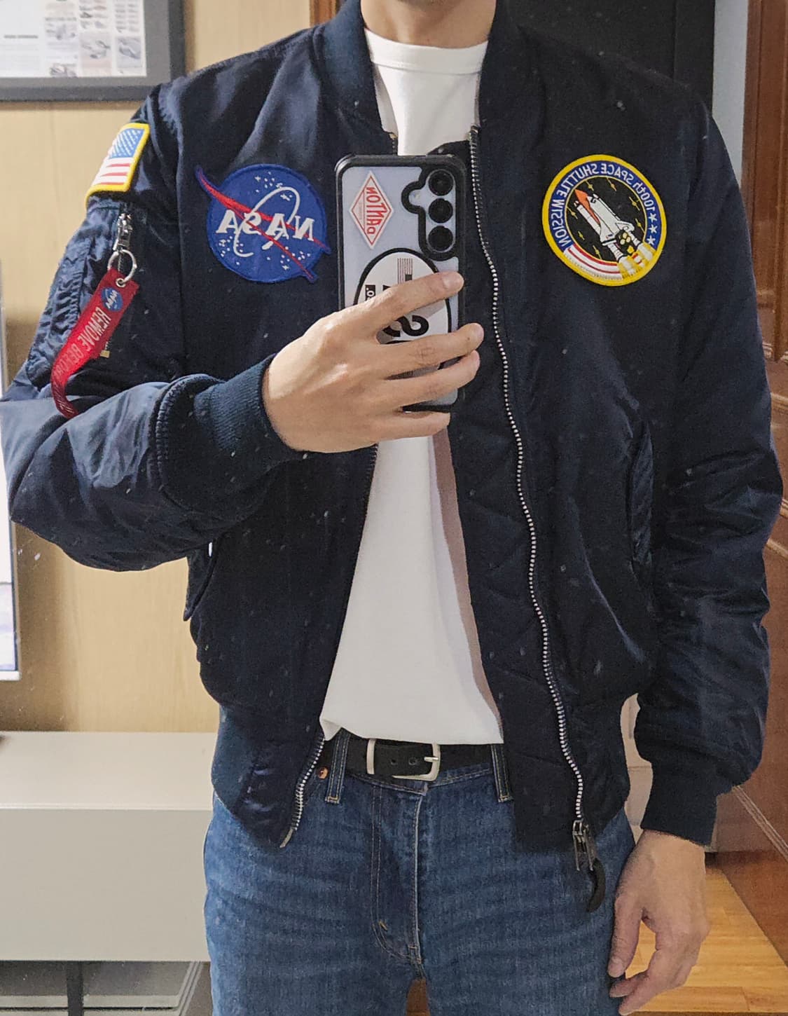 (착샷) 알파인더스트리 ma-1 나사 아폴로 NASA 상품이미지10