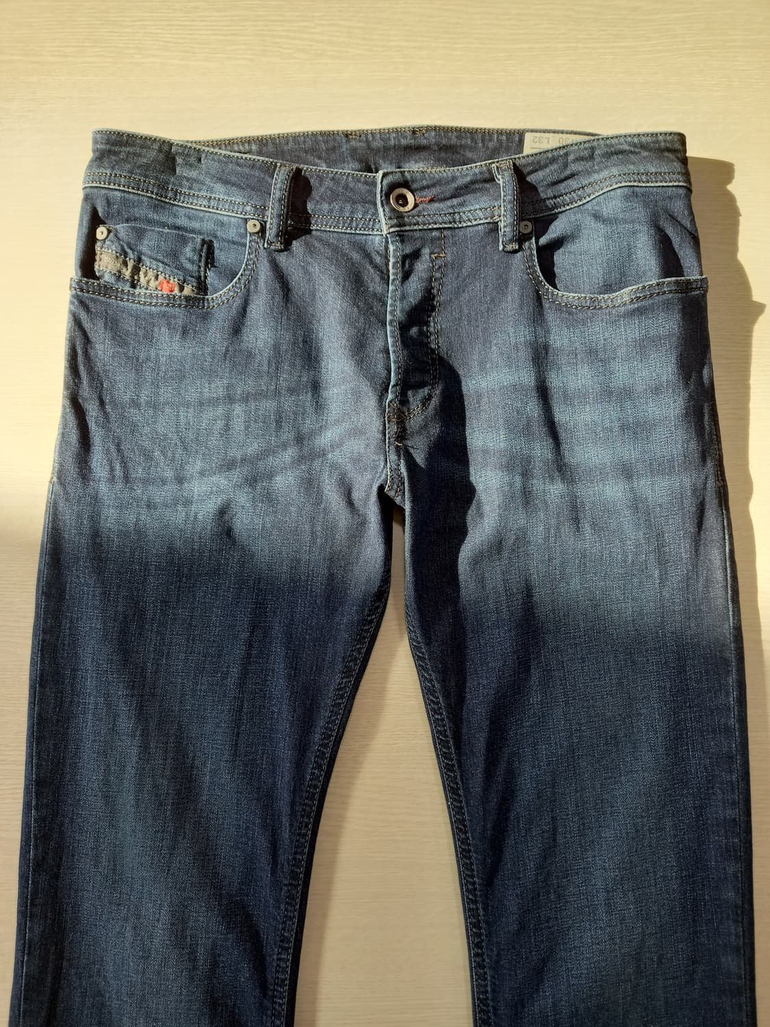 30 DIESEL 골반 워싱 스판스키니 진청 30-145 상품이미지3