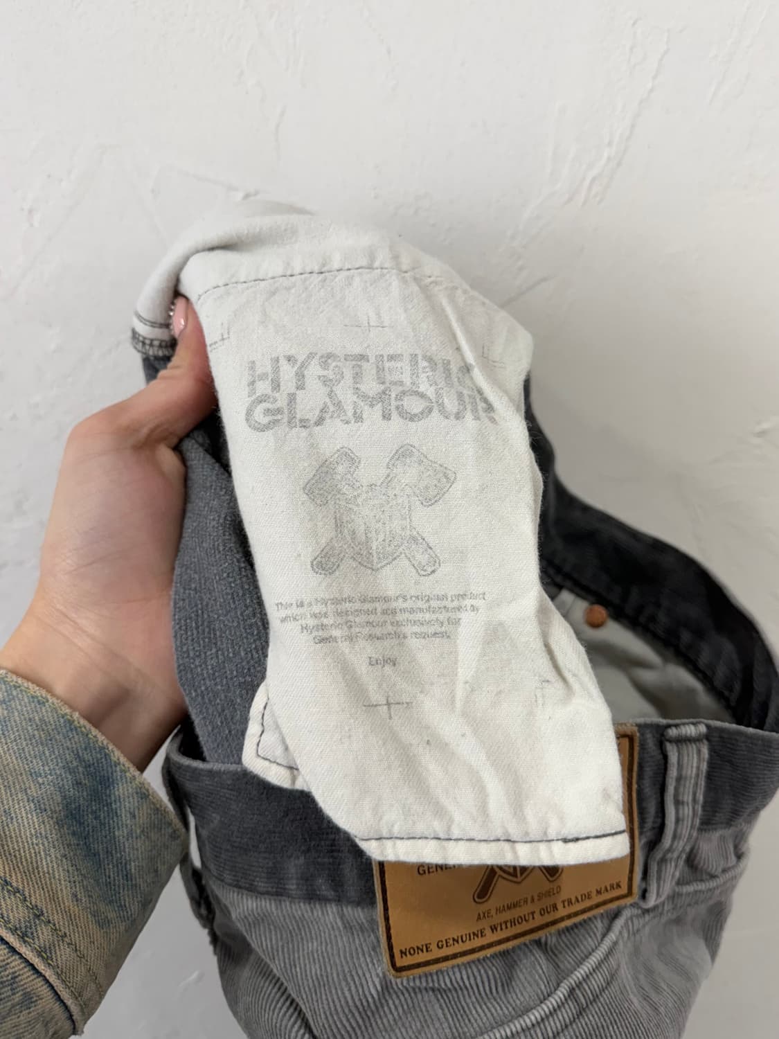 제너럴 리서치 x 히스테릭 글래머 리컨스트럭티드 코듀로이 팬츠 상품이미지7