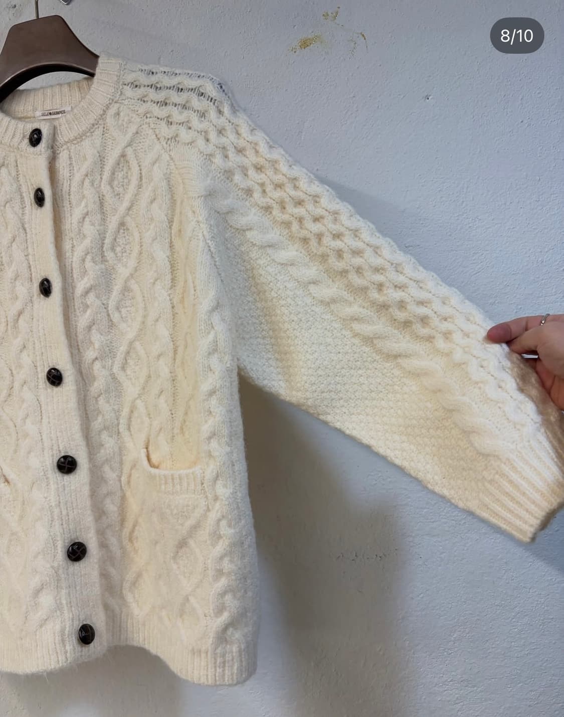 [새상품] 빈티지 피셔맨 가디건, 모리걸, 러블리 상품이미지7