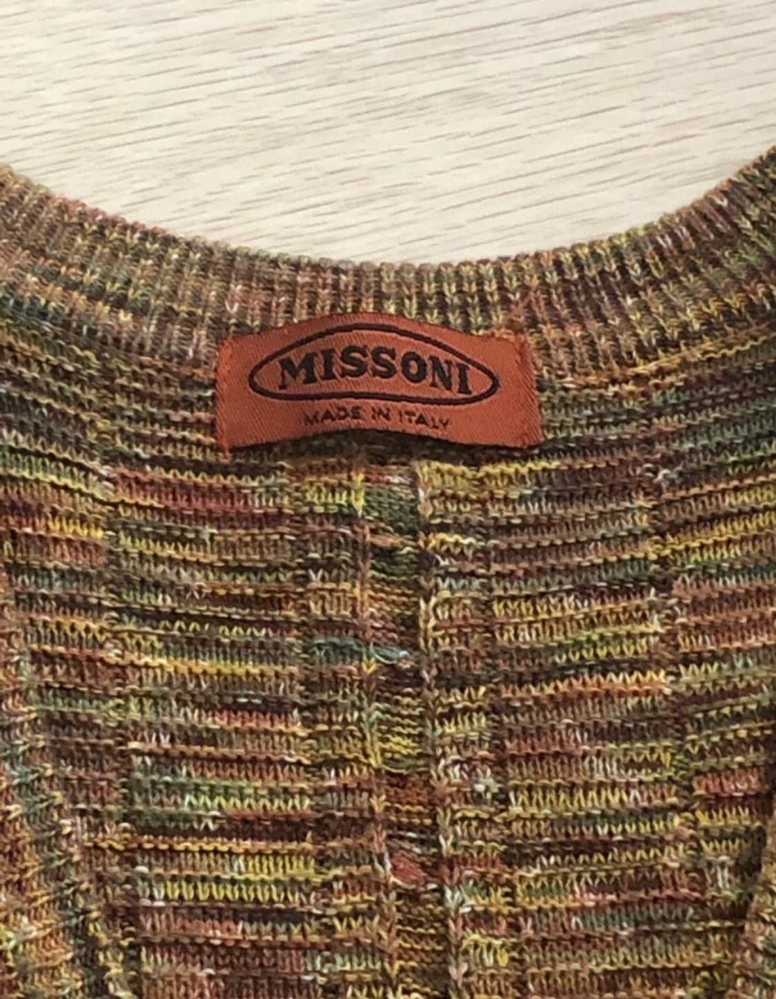 빈티지 미쏘니 니트 조끼 상품이미지3