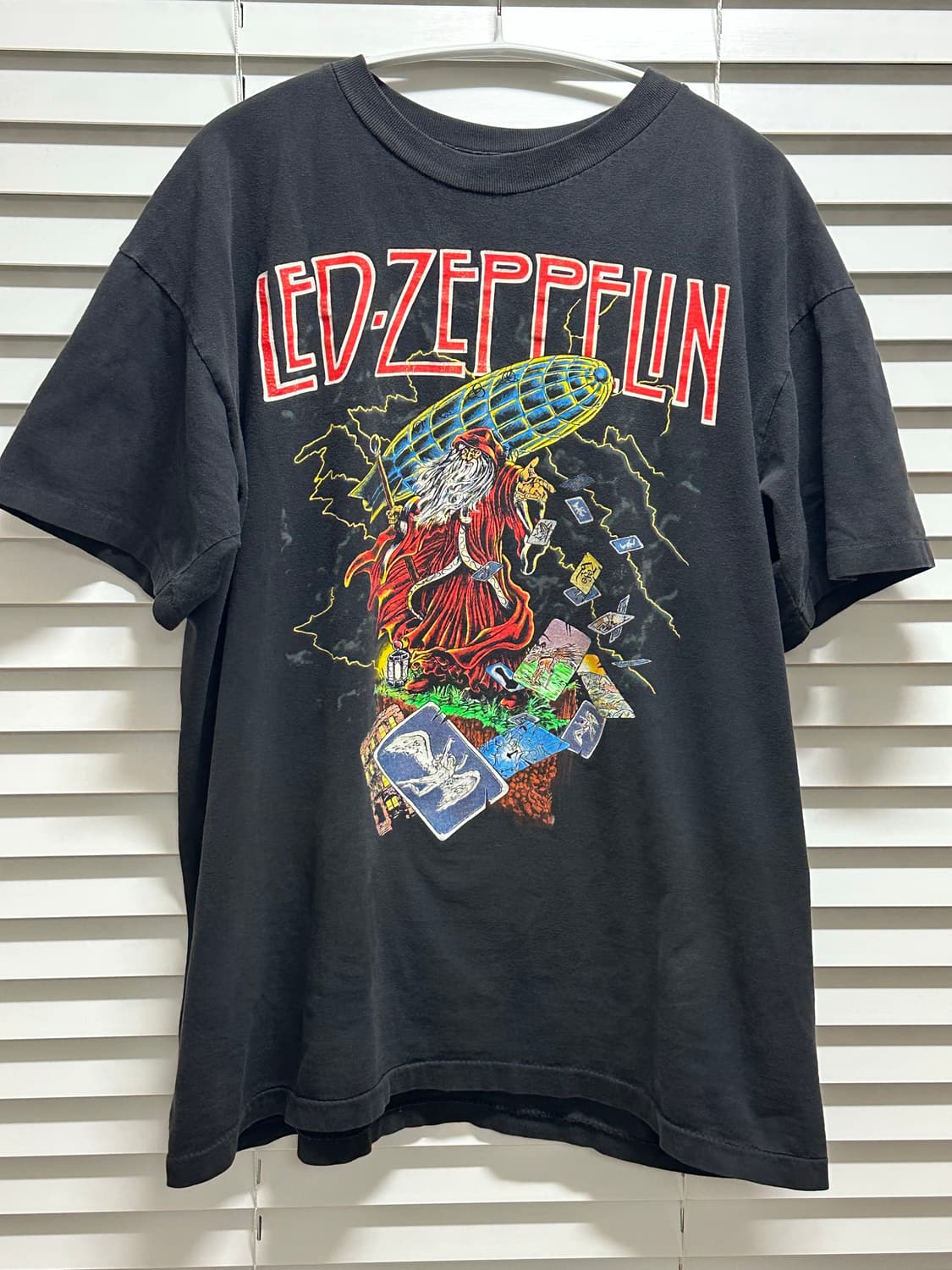 90s Led Zeppelin 빈티지 밴드티 티셔츠 XL 상품이미지1