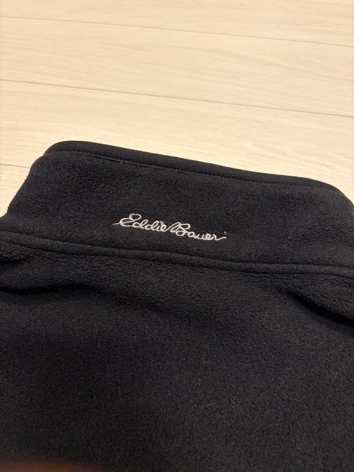 L)90s~00s 에디바우어 블랙 플리스 자켓 상품이미지4