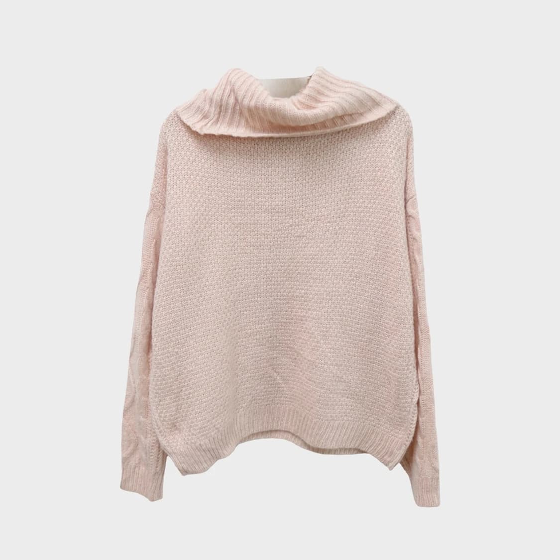 잉그니 딸기우유 히메갸루 터틀넥 니트 62365 상품이미지2