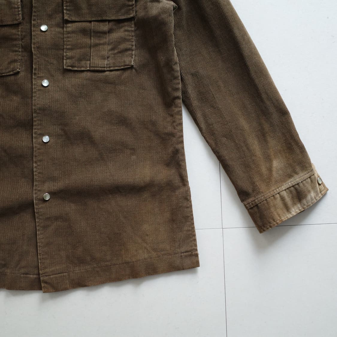 70s 빈티지 랭글러 웨스턴 코듀로이 셔츠 자켓 상품이미지3