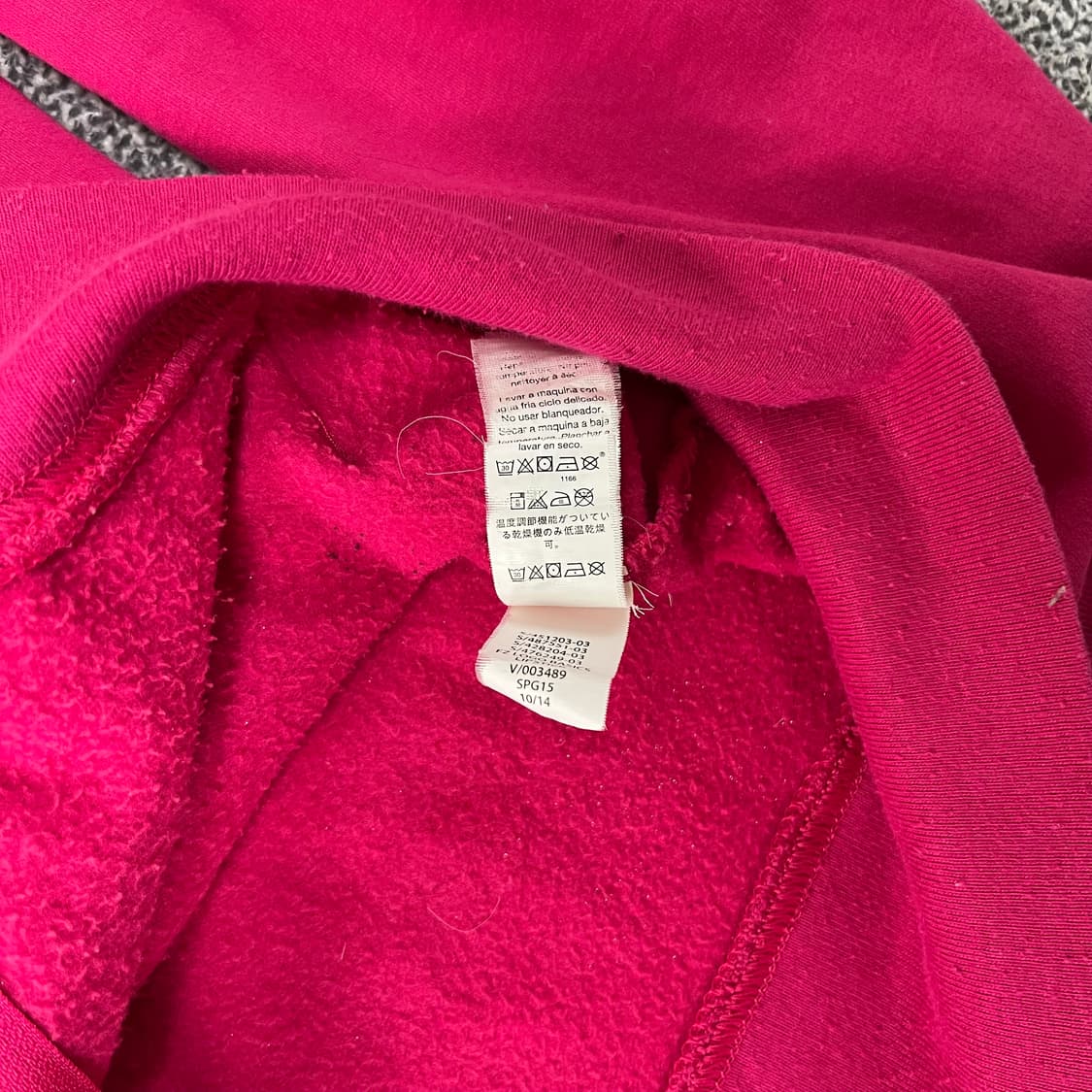 <갭 빅 로고 핑크 후드집업> No.1372 상품이미지8