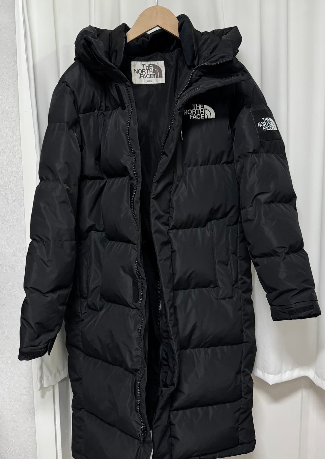 노스페이스 구스다운 롱패딩 S 상품이미지3