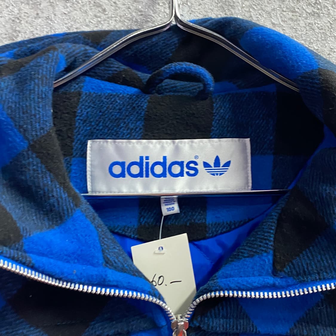 아디다스 파이어버드 체크 울 집업 b3376 상품이미지3