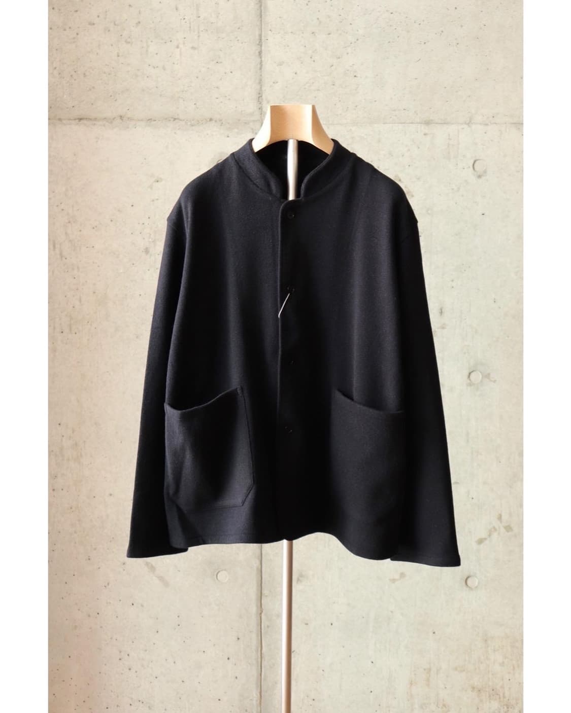 comoli 코모리 캐시미어 스탠드 카라 자켓 상품이미지1