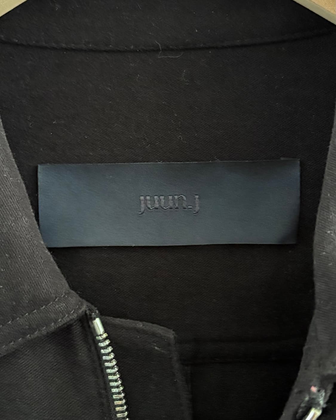 Juun.J 준지 블랙컬러 코튼 블루종 자켓 상품이미지3