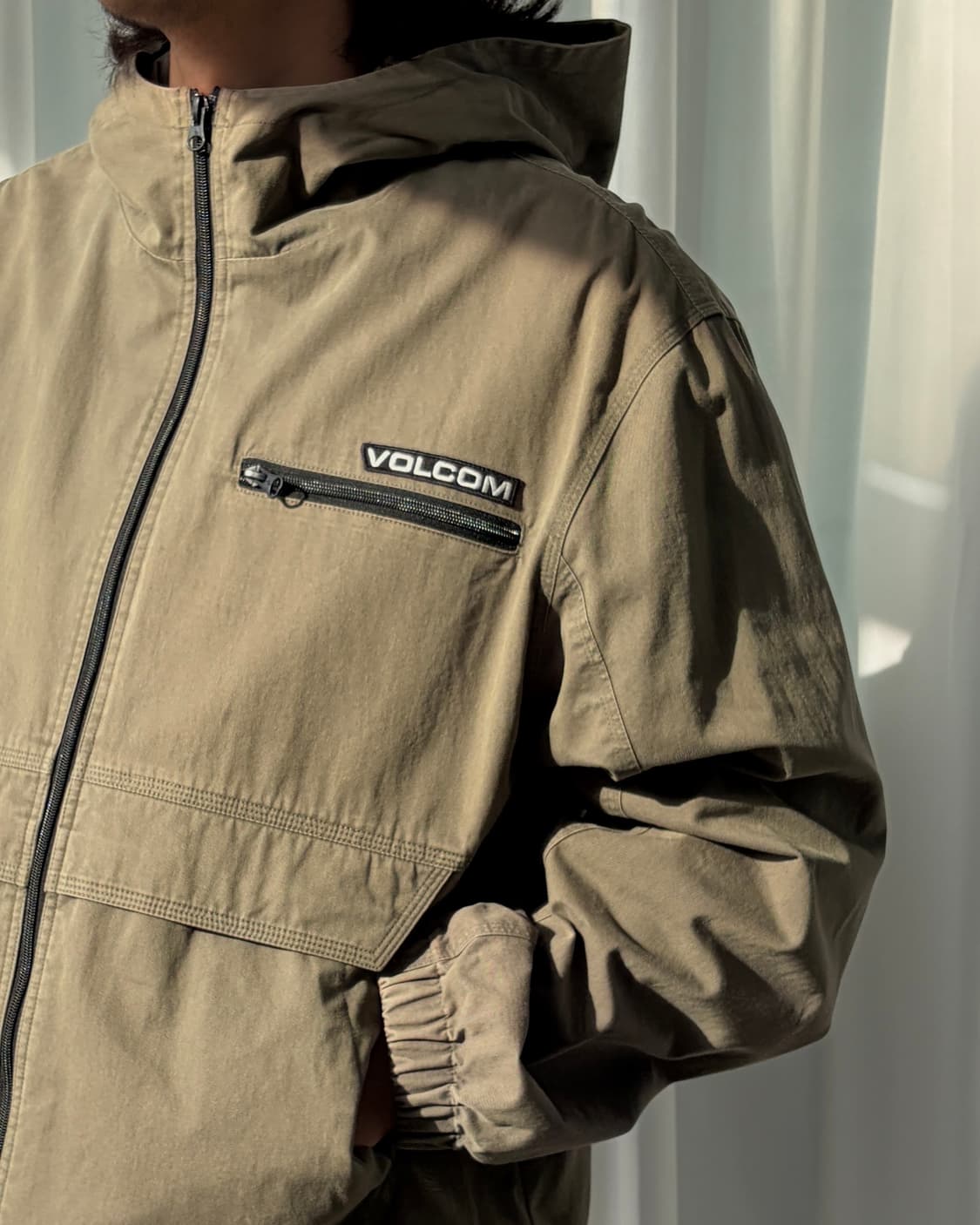 [XL]VOLCOM 볼컴 세미 루즈 캠퍼 후드 자켓 상품이미지3