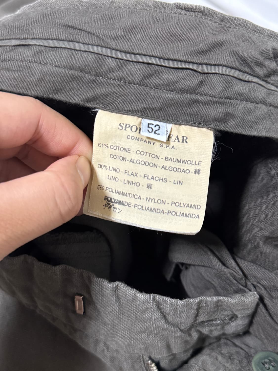 빈티지 CP Company 린넨 블렌드 팬츠 상품이미지5