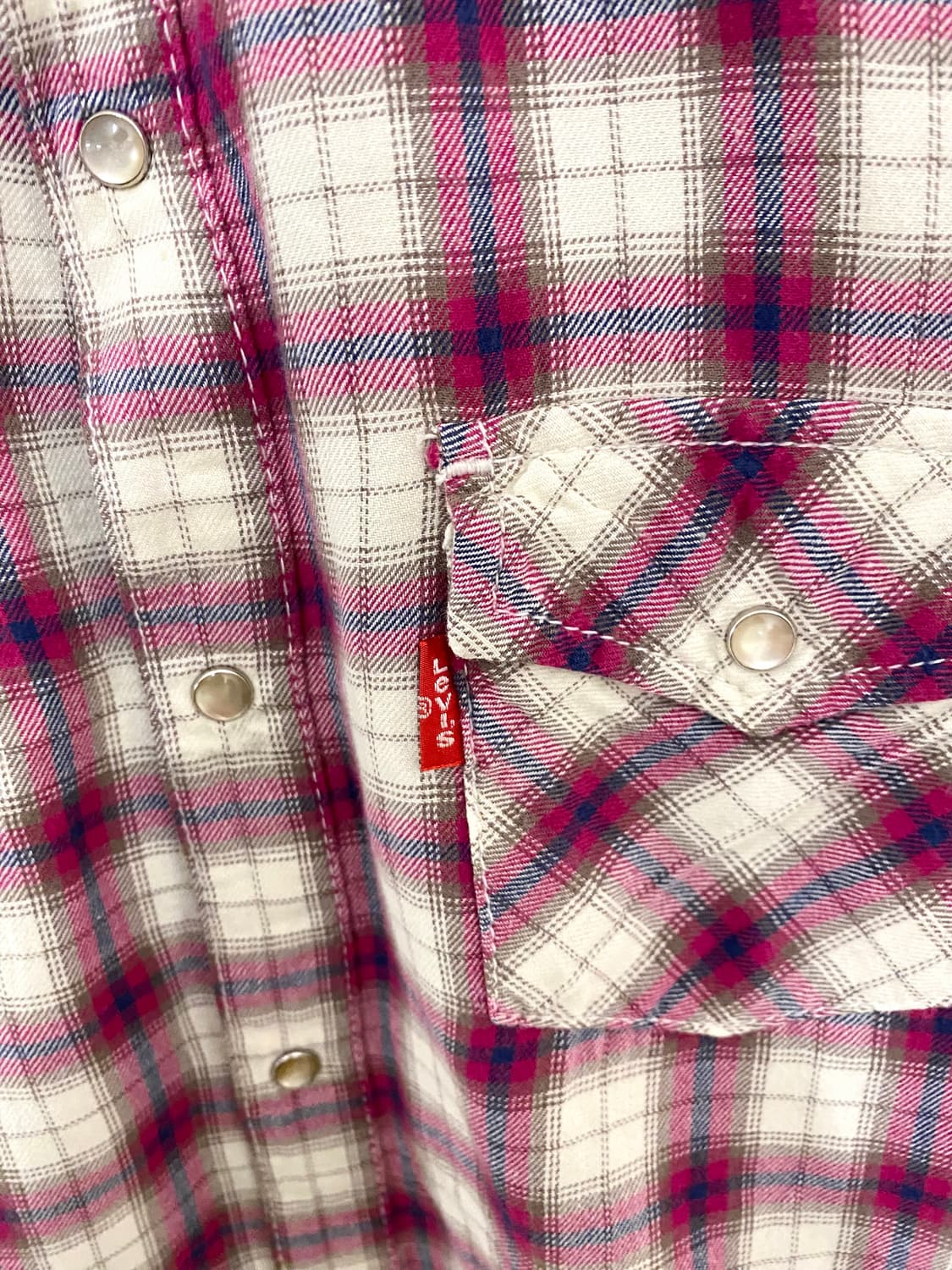 00's LEVI'S ombre western shirts 리바이스 셔츠 상품이미지7