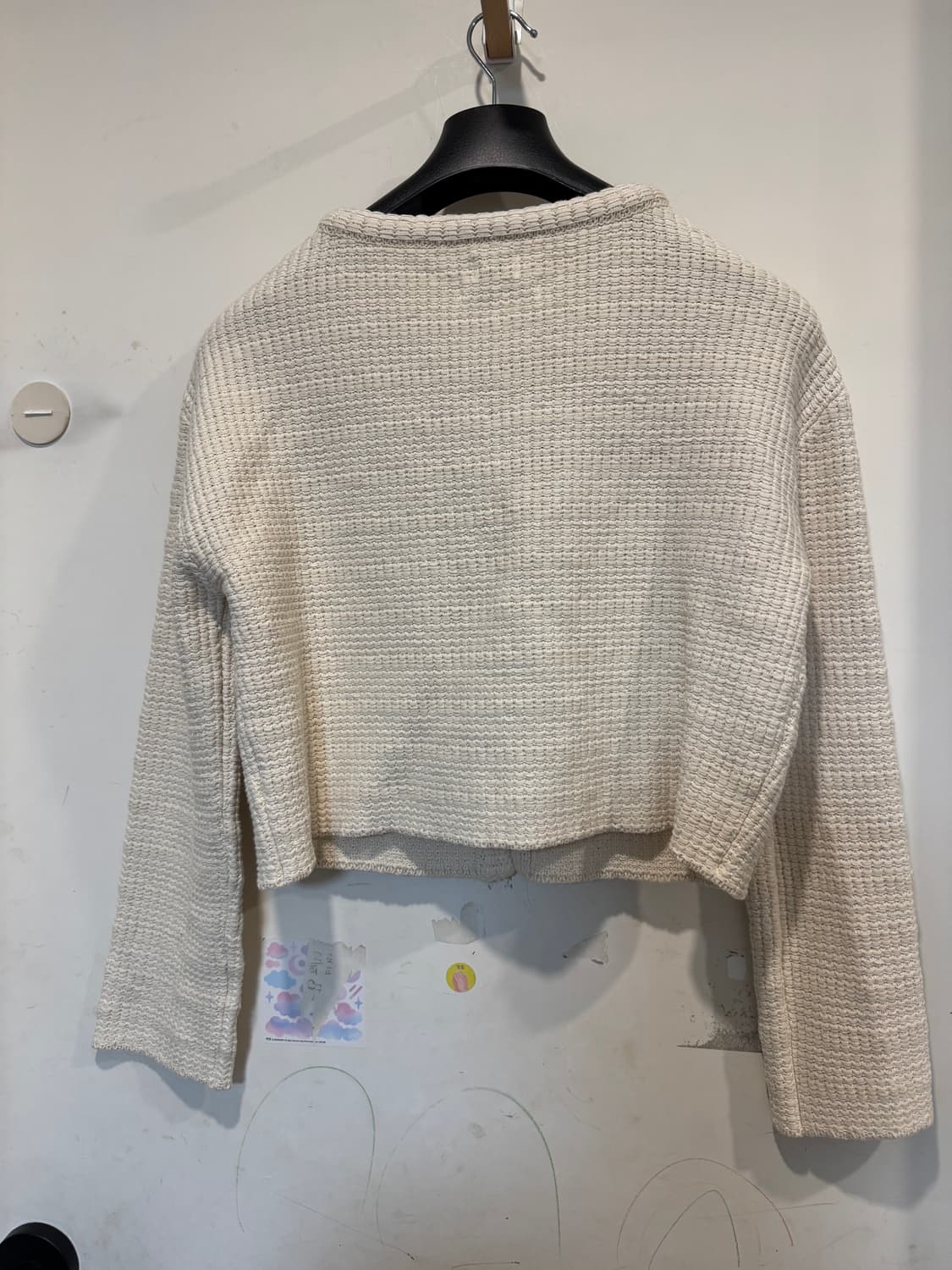 시에 로인 니트 크롭 자켓  상품이미지3