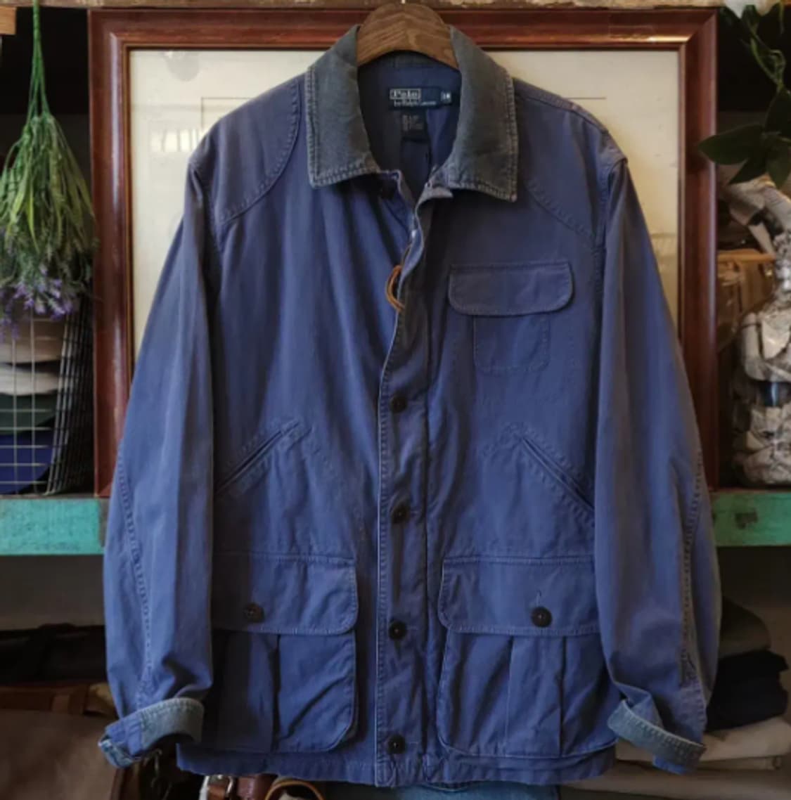 00s 폴로 랄프로렌 모호크 헌팅자켓 블루 상품이미지1