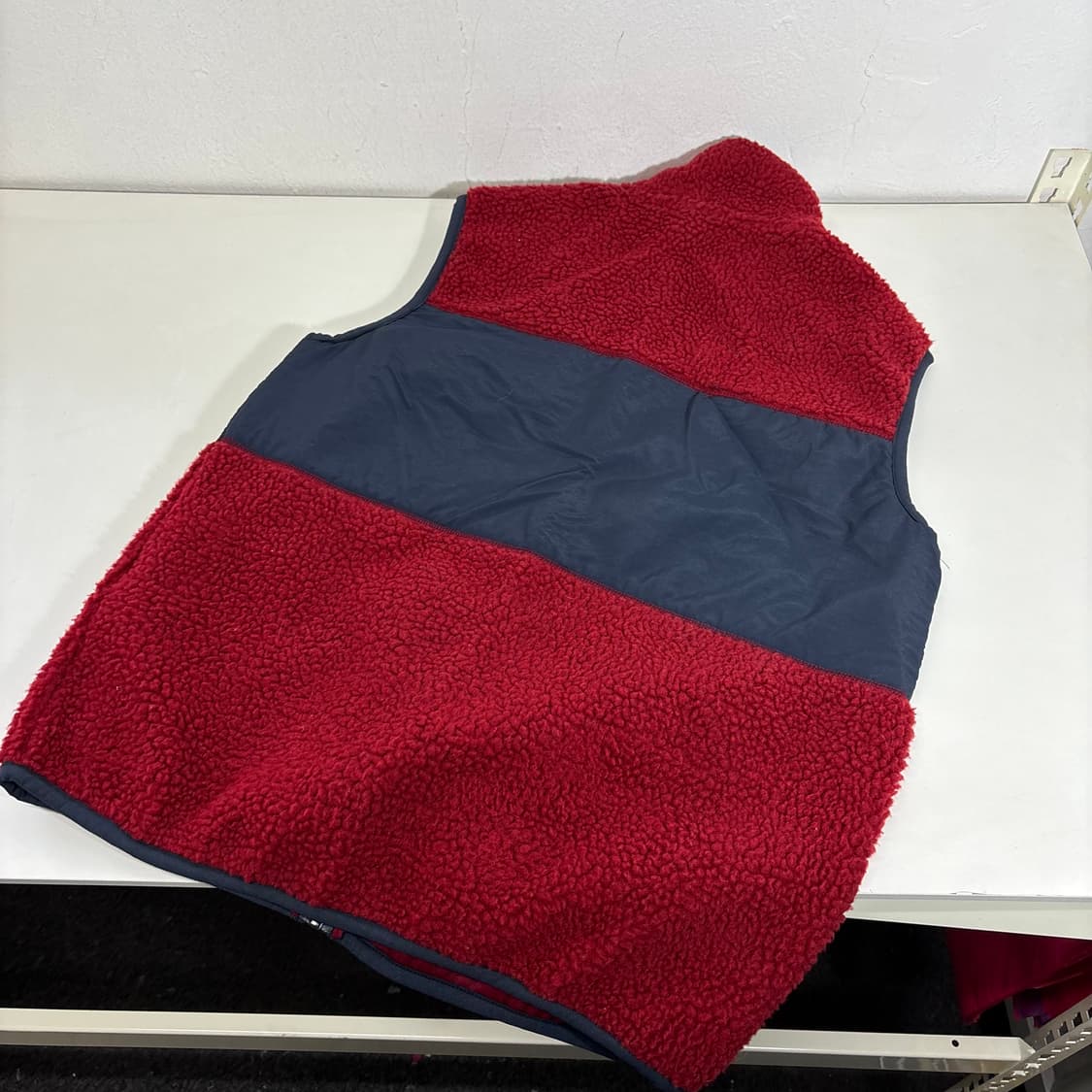 M 펜필드 딥레드 후리스쪼끼 플리스베스트 상품이미지2