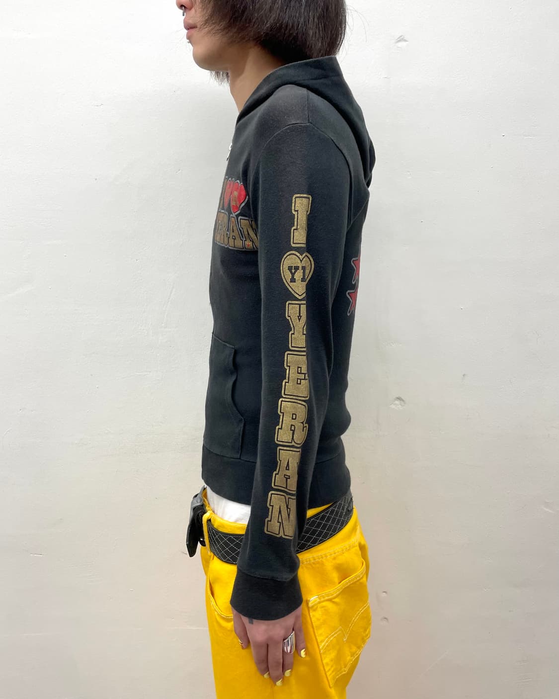 I love I Y&B Retro Hooded Zip-Up  상품이미지5