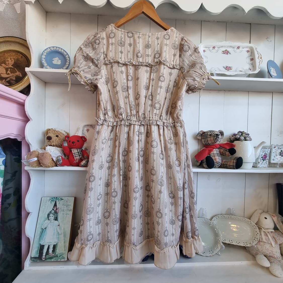 axes femme(액시즈팜) 앤틱 포켓워치 프릴 원피스 상품이미지5