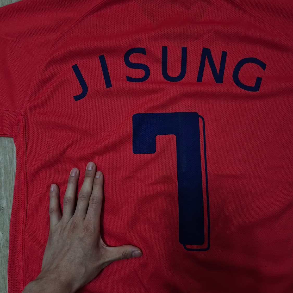 대한민국 축구 국가대표 박지성 7번 축구 유니폼 반팔티셔츠 L(100) 상품이미지6