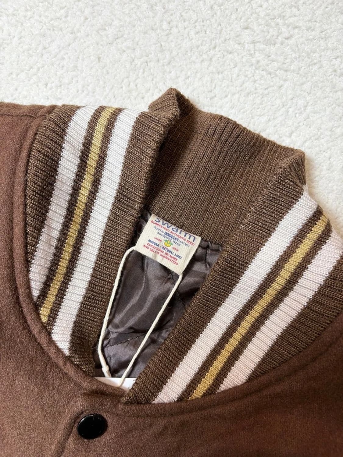 WTAPS Swarm 복각 00's 바시티 자켓 PN6537 상품이미지5