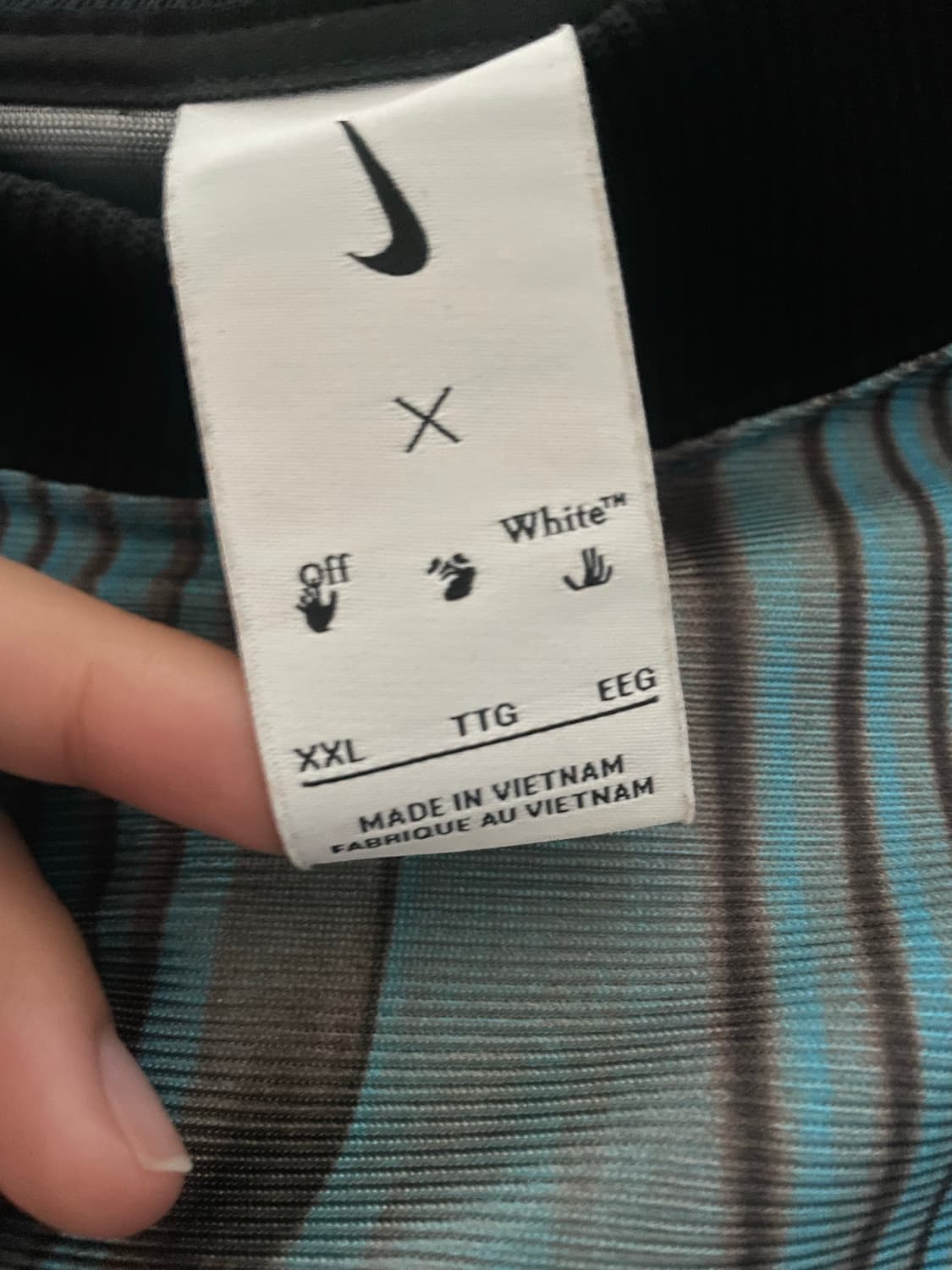 나이키 x 오프화이트 NRG 저지 임페리얼 블루  상품이미지3