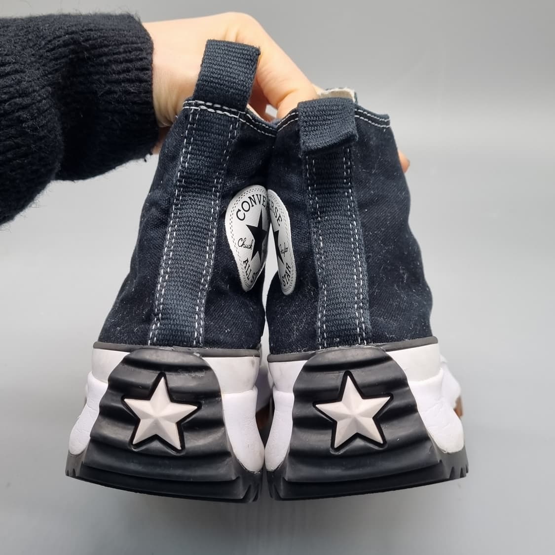 컨버스 런스타 하이크 블랙 여성하이탑230 상품이미지4