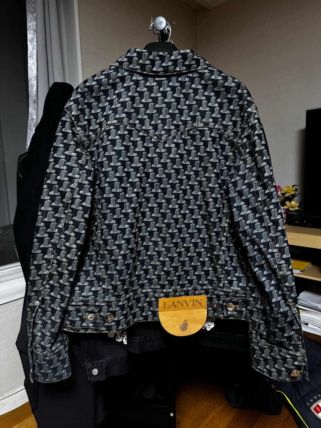 랑방 모노그램 데님자켓 상품이미지2