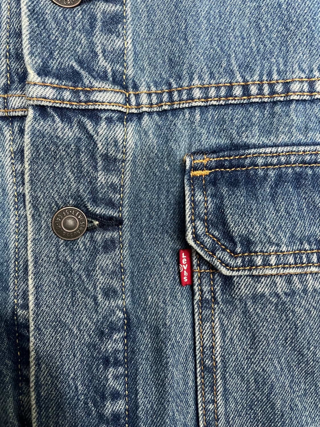 리바이스 스테이 루즈 오버핏 포켓 트러커 데님 자켓 상품이미지5