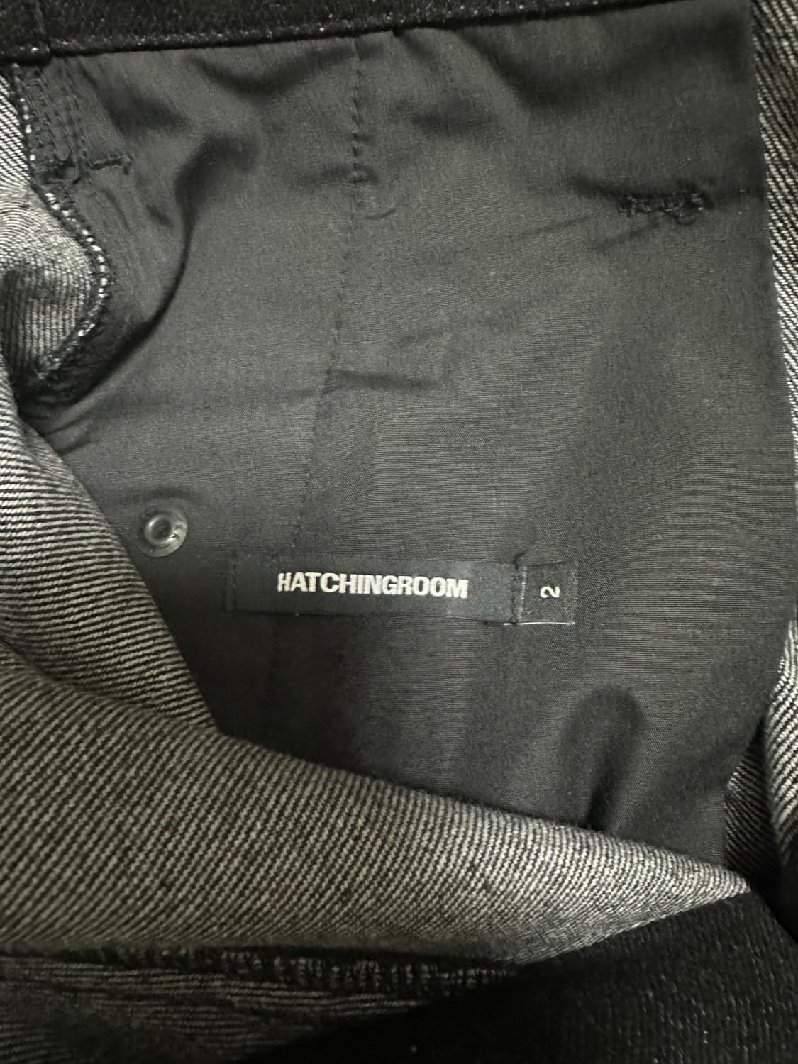 (2) 해칭룸 스노우진 워시드 블랙 상품이미지5