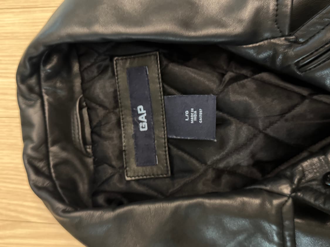 올드갭 레더 카코트 상품이미지2