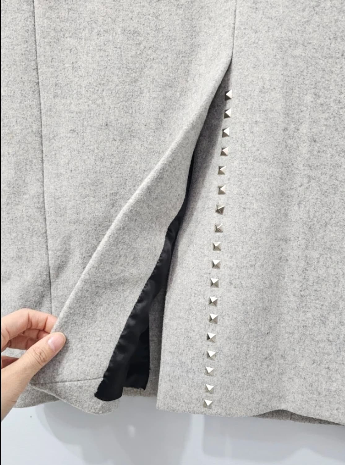 한섬 시스템 SYSTEM 캐시미어 블렌디드 남성 코트 100 상품이미지6