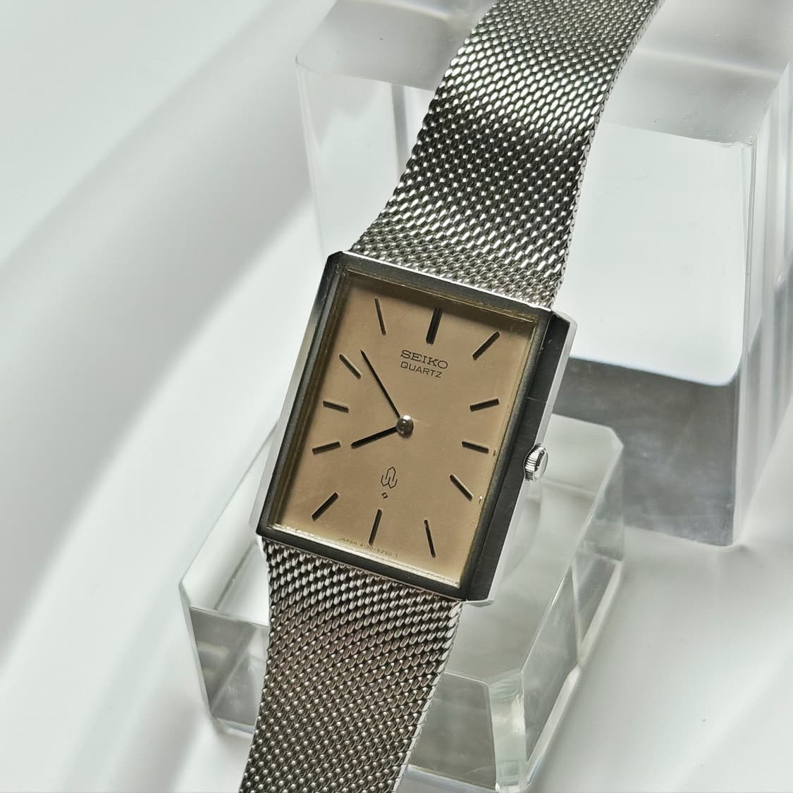 70s80s 빈티지 세이코 샤리오 쿼츠 메쉬 워치 상품이미지2
