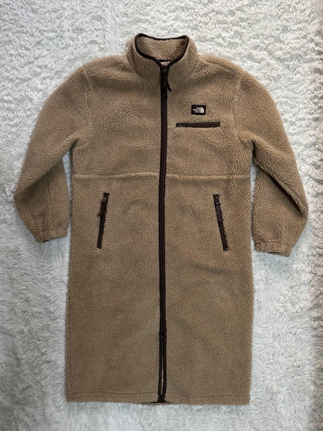 노스페이스 롱 플리스 코트 XS(85) 상품이미지1