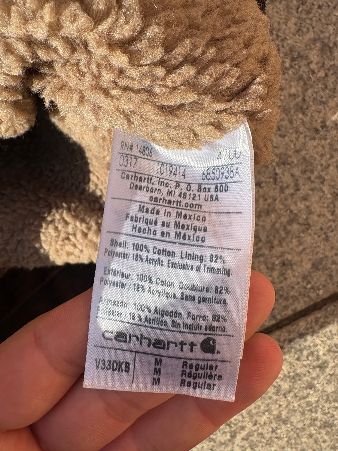 칼하트 셰르파 넥 워크 베스트 DBK 상품이미지5