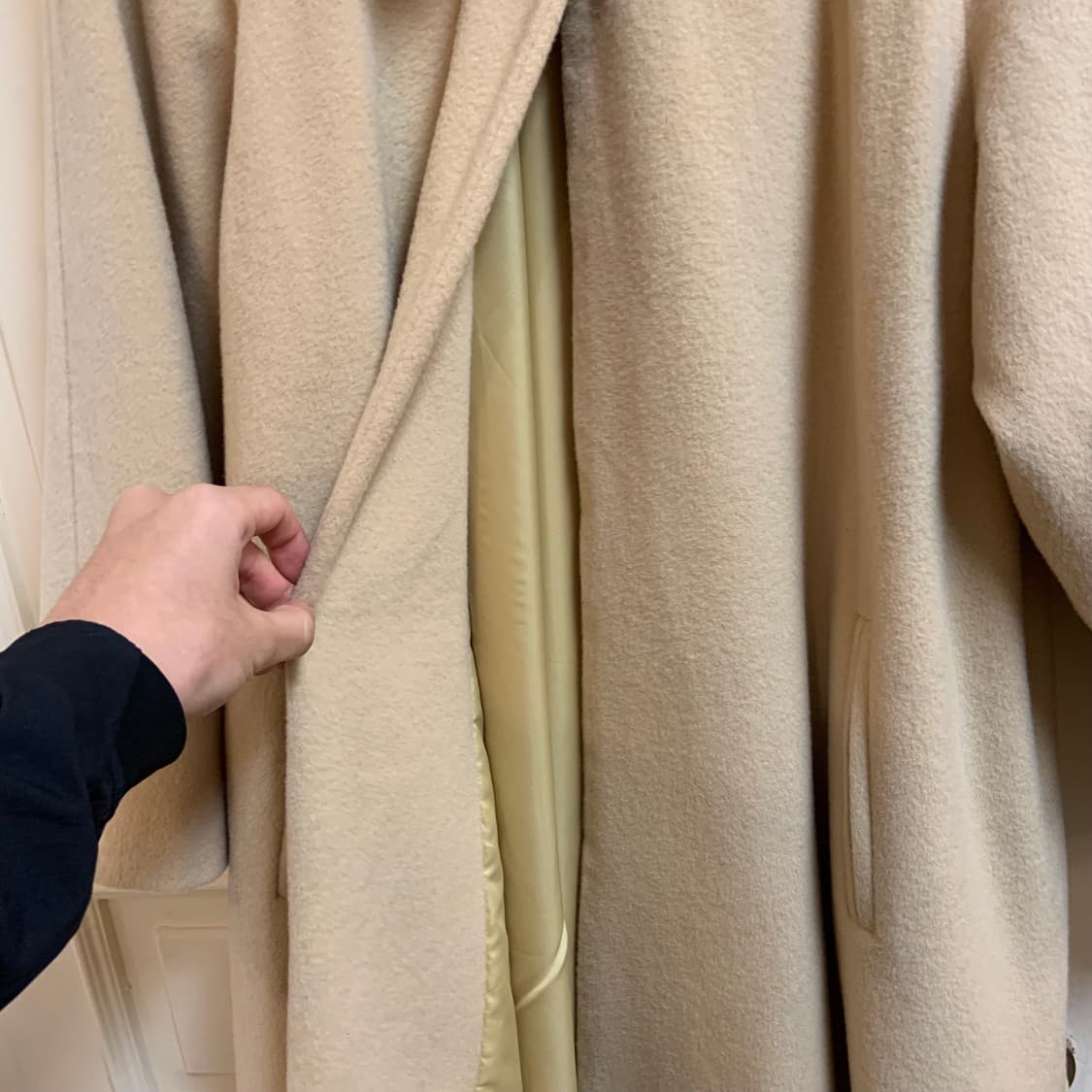 일본 빈티지 원버튼 코트 상품이미지3