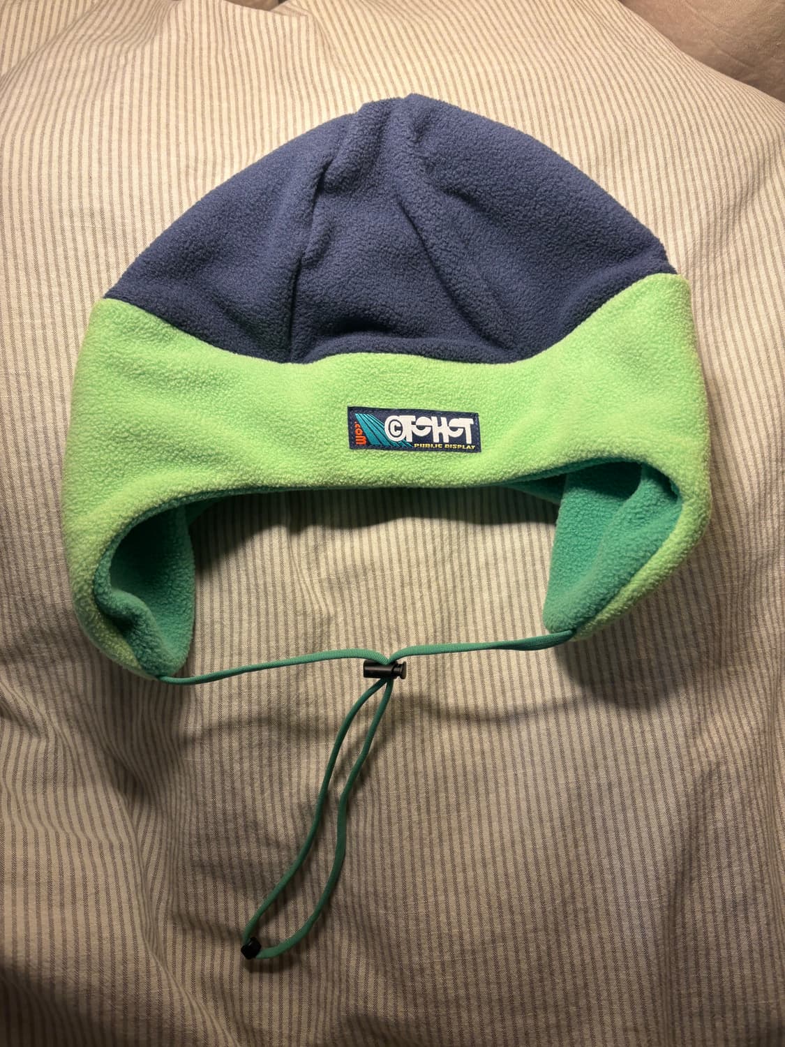 테켓 네이비 비니recording fleece earflap beanie 상품이미지3