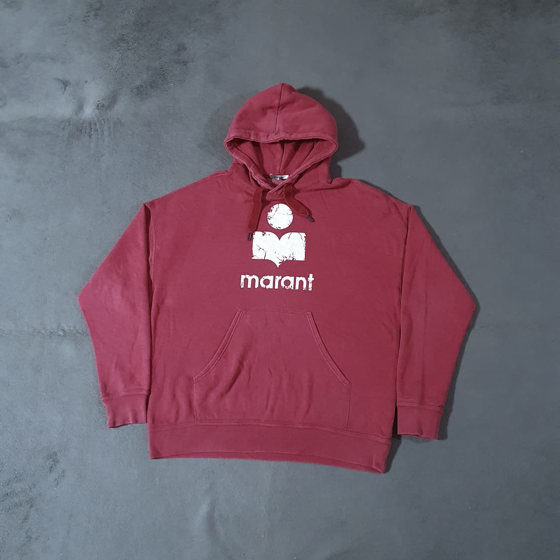 이자벨마랑 오버사이즈 빈티지 로고 후드티 L 핫핑크 상품이미지1