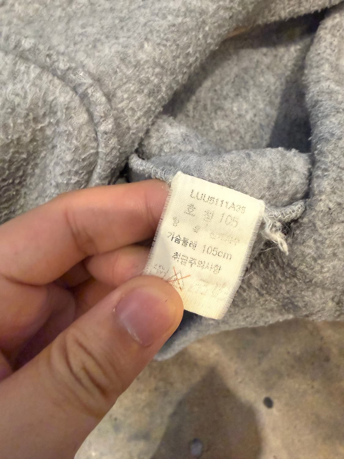 Lee 기모 포켓 래글런 후드티(엑라) 상품이미지5