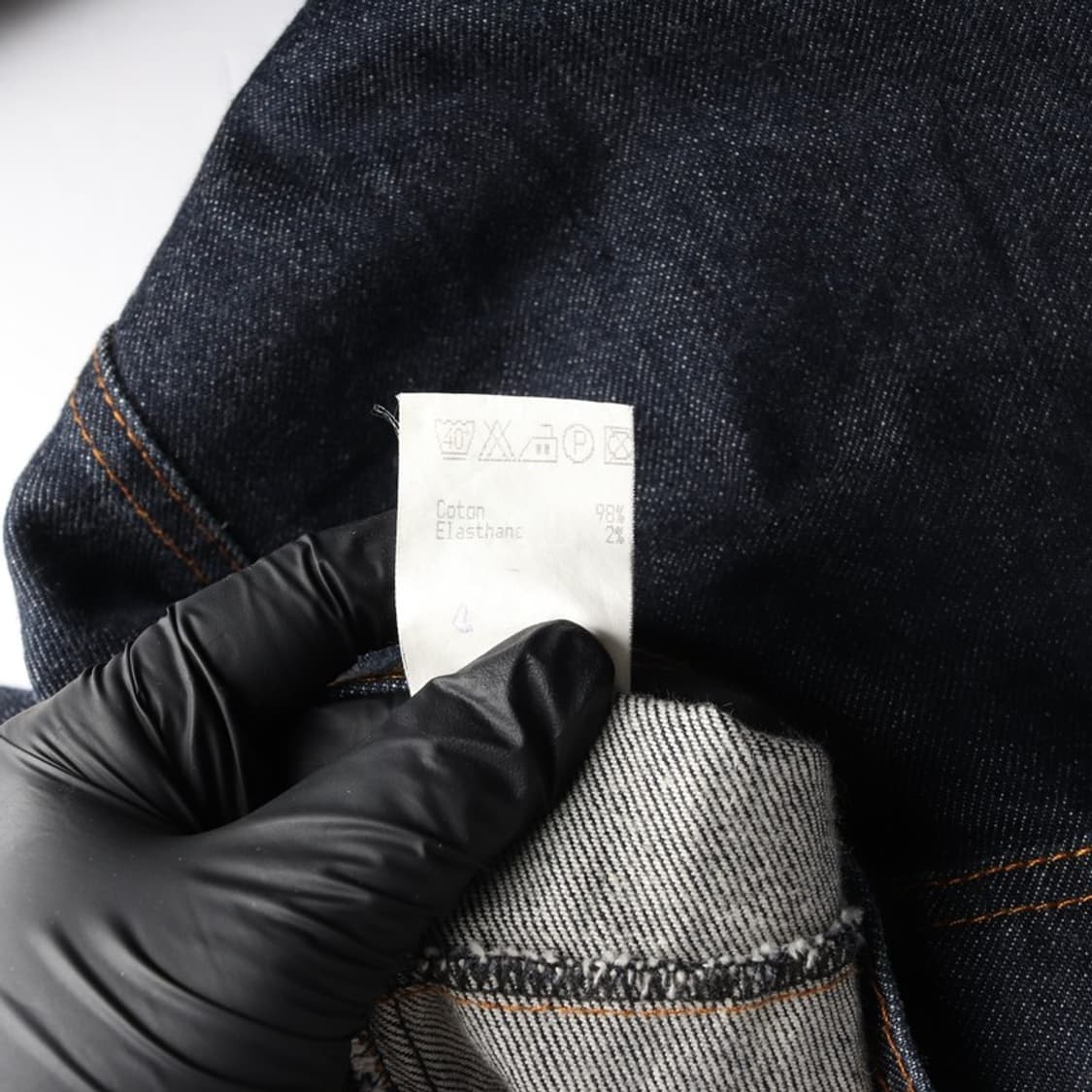 Duplex 퍼프 숄더 스티치 데님 자켓 F 상품이미지6