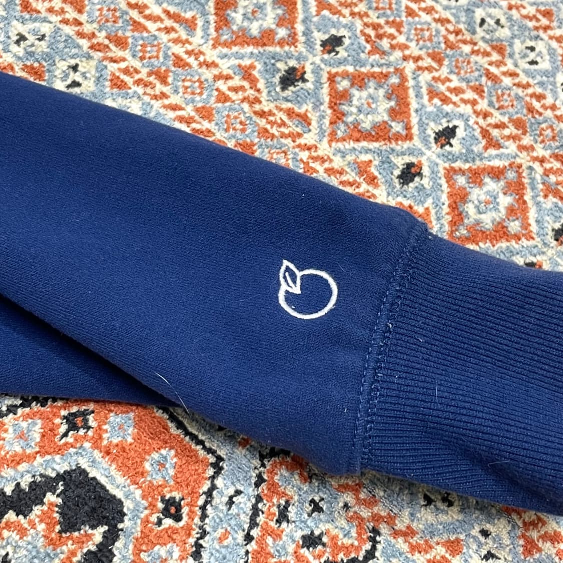 후아유 로스앤젤레스 스펠로고 딥블루 기모 후드집업 남성L 상품이미지4