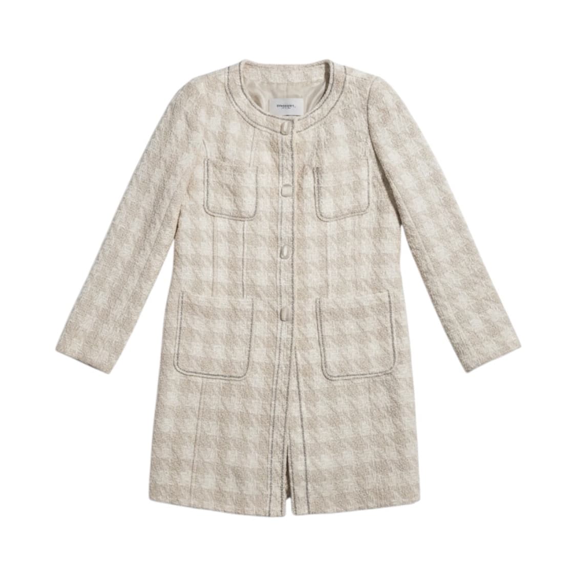 지고트 트위드 코트 상품이미지1