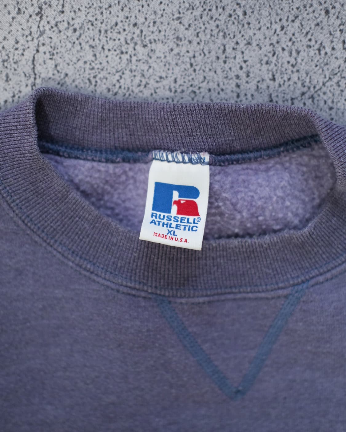 90s russell faded purple 맨투맨 상품이미지2