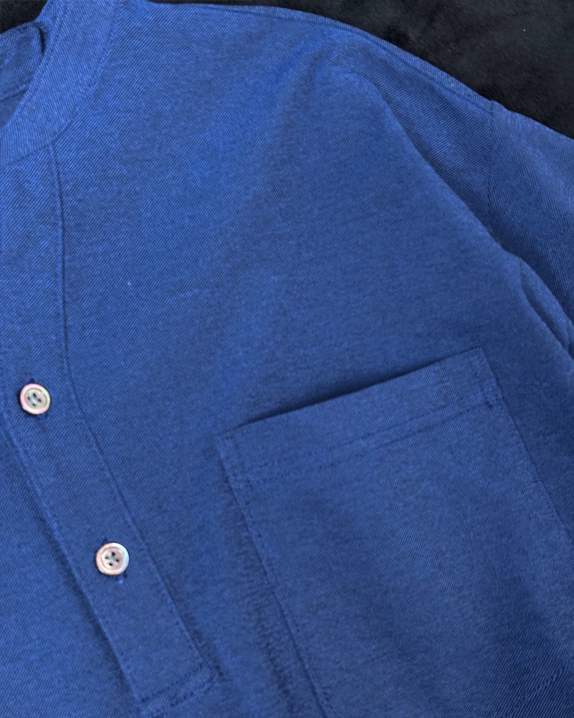 일본빈티지  헨리넥 셔츠 상품이미지4