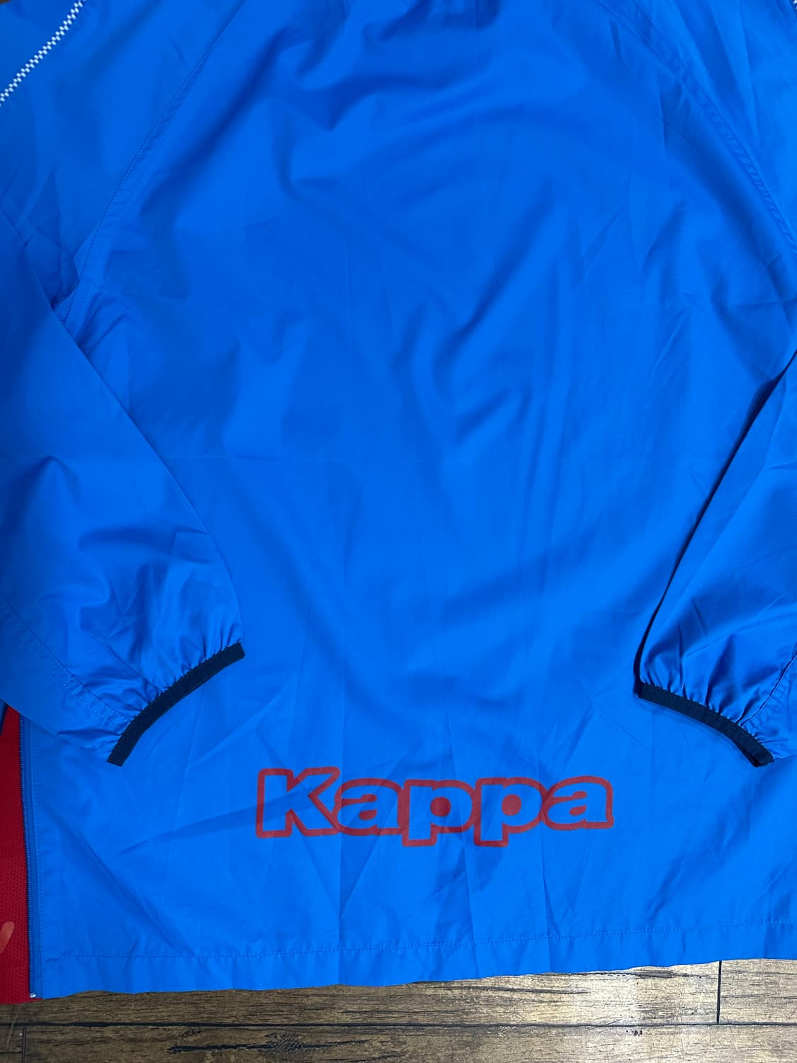 Kappa 빈티지 감성 웜업 XL 블루 트레이닝 바람막이 상품이미지6