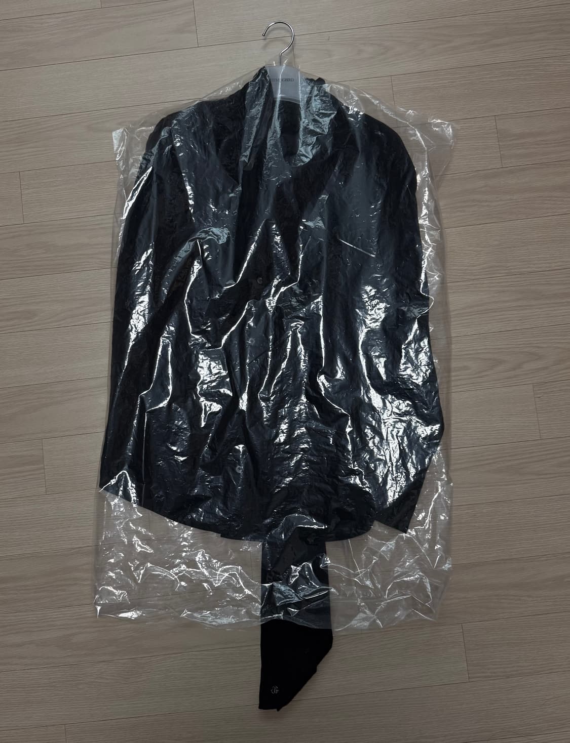 트리밍버드 타이 타이드 스카프 셔츠 블라우스 블랙 1사이즈 상품이미지4